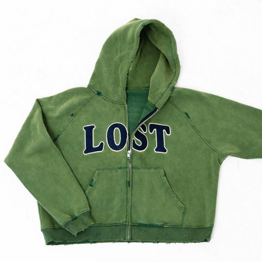 "No Diploma"  Zip Up Hoodie