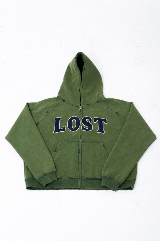 "No Diploma"  Zip Up Hoodie